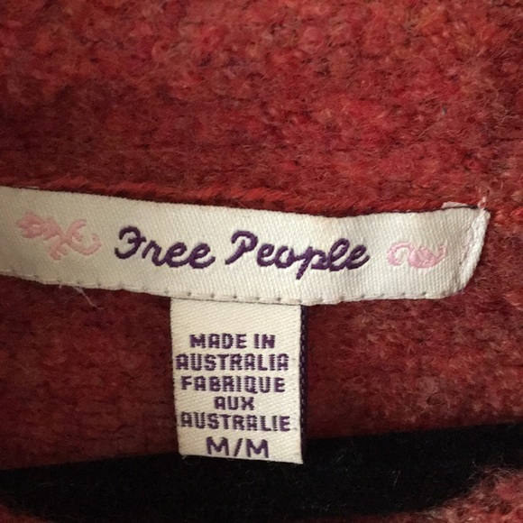 ‼️Gone Soon‼️ Free People Wool Orange Turtleneck - Picture 5 of 7